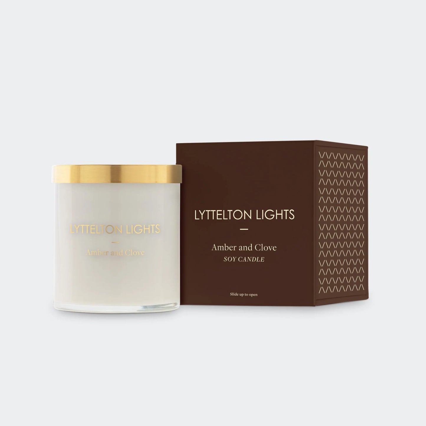 Lyttelton Lights Amber and Clove candle