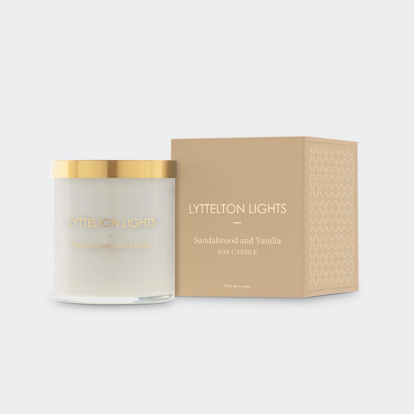 Lyttelton Lights Sandalwood and Vanilla Candle